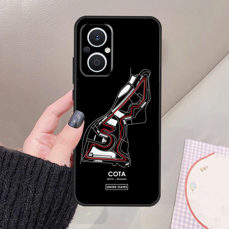 

Racing Circuit Funda For OPPO Reno 10 11 12 13 14 Pro 8 7 Lite 11F 12F 13F 14F OPPO Find X8 X5 X6 X9 Pro Case OPPO Find X5 Pro