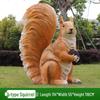 Realistic Fiberglass Squirrel Garden Sculpture