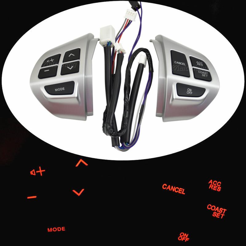 High-quality Steering Wheel Switch Audio Radio Control for Mitsubishi Lancer EX 10 Lancer X Outlander ASX Colt Pajero Sport
