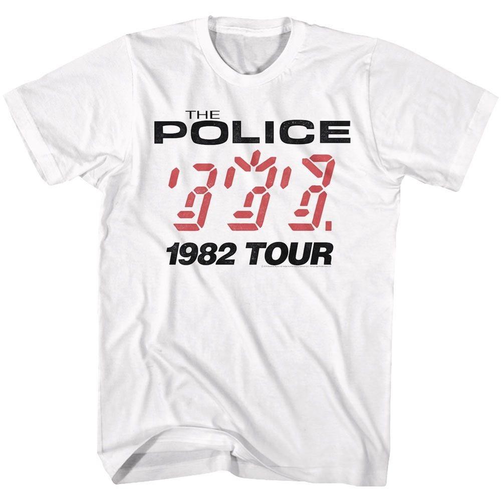 The Police 1982 Tour Music Shirt