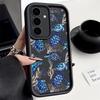 Phone Case For Samsung Galaxy S24 S25 S21 Ultra S22 FE S23 Plus A55 A54 5G A16 Shockproof Soft TPU Coral Seashell Pattern Funda