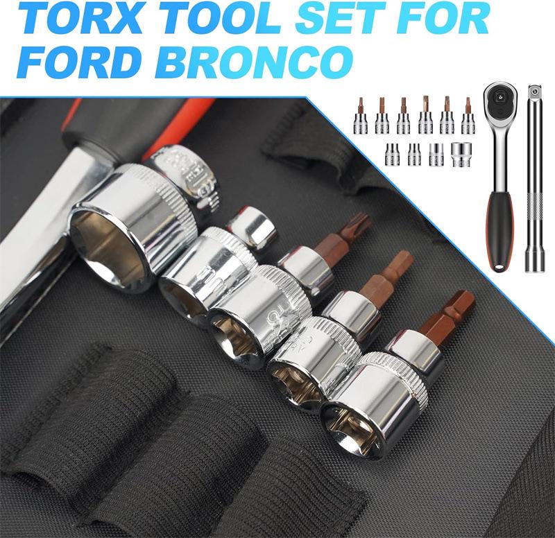 2021+ Bronco Hard Top Spare Tire Door Removal Tool Set (12 Pcs)