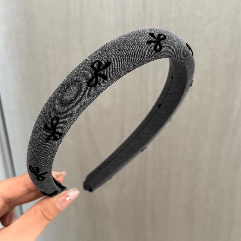 Women's Polka Dot Heart Headband: Non-Slip, High Skull Top, Wash Face Hair Accessory