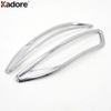 Rear Bumper Fog Light Lamp Cover Trim For Volkswagen VW Touran 2016- 2024 Chrome Car Accessories Tail Foglights Bezel Trims
