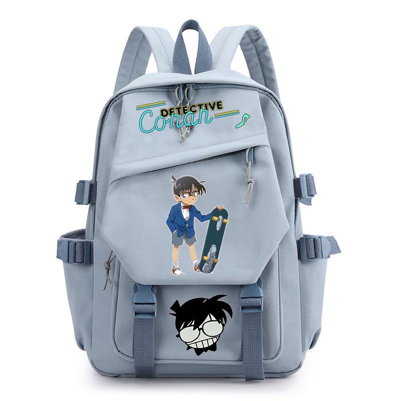 Anime Conan schoolbag children's backpack primary school bag male and female junior high school students college students campus backpack