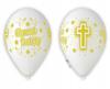 Premium Baptism Balloons, 12 Inches / 5 Pcs