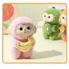 14cm Cartoon Plush Monkey Keychains Stuffed Lovely Animal Backpack Decoration Pendants Boutique Dolls Plush Toys for Kids Gifts
