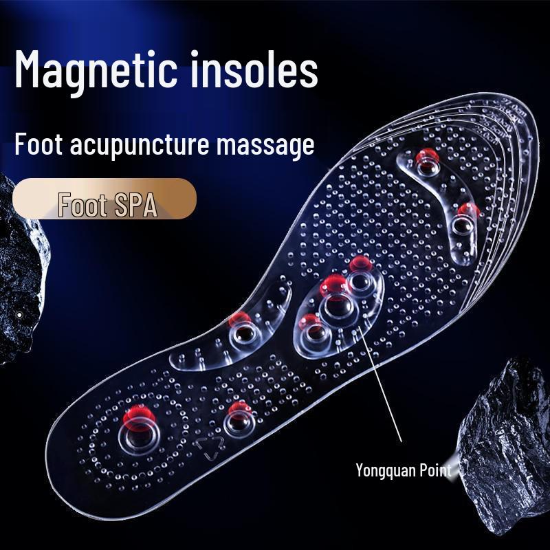 Semelles magnétiques en PVC transparent avec 8 aimants