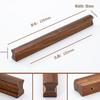 Japanese Minimalist Walnut Handle Solid Wood Cabinet and Wardrobe Drawer Handle