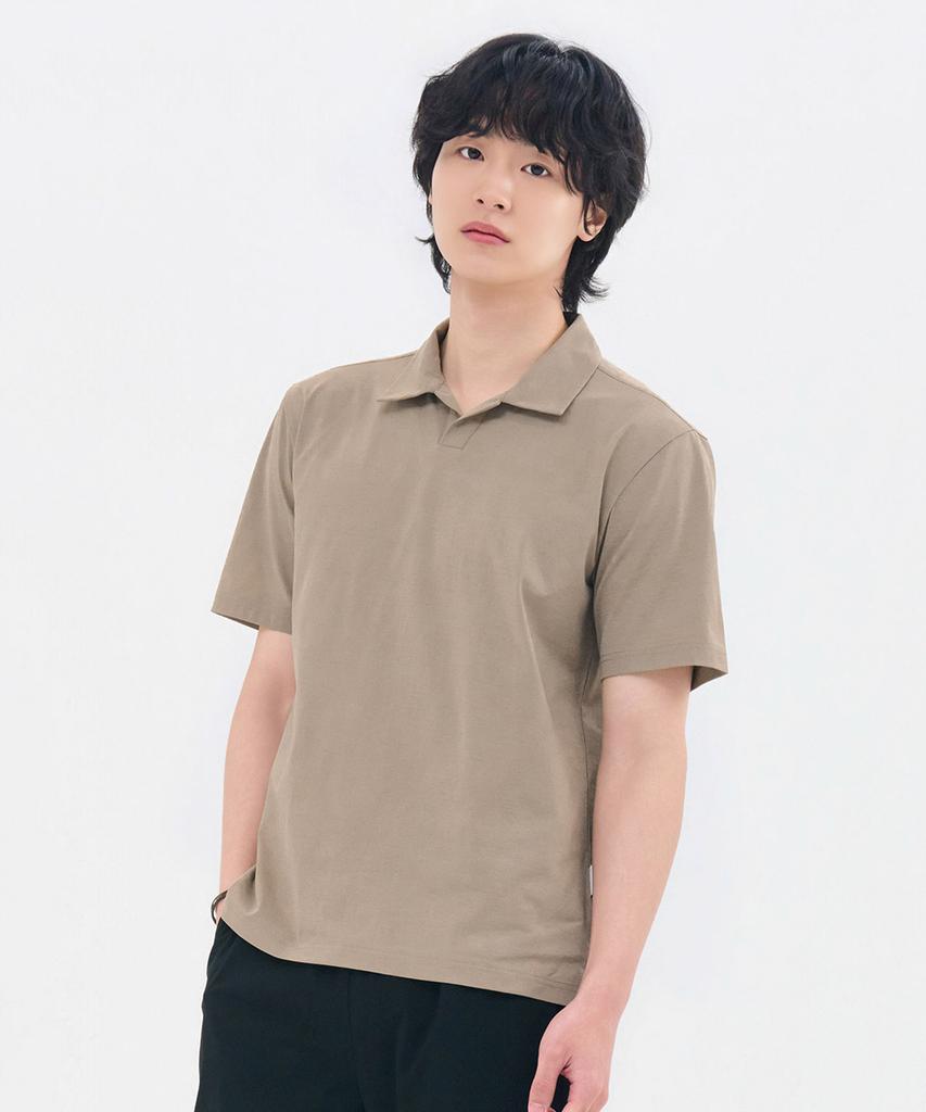 CHASECULT Men'S Cool Open Collar Short Sleeve T-Shirt-Fcrk5715E0X