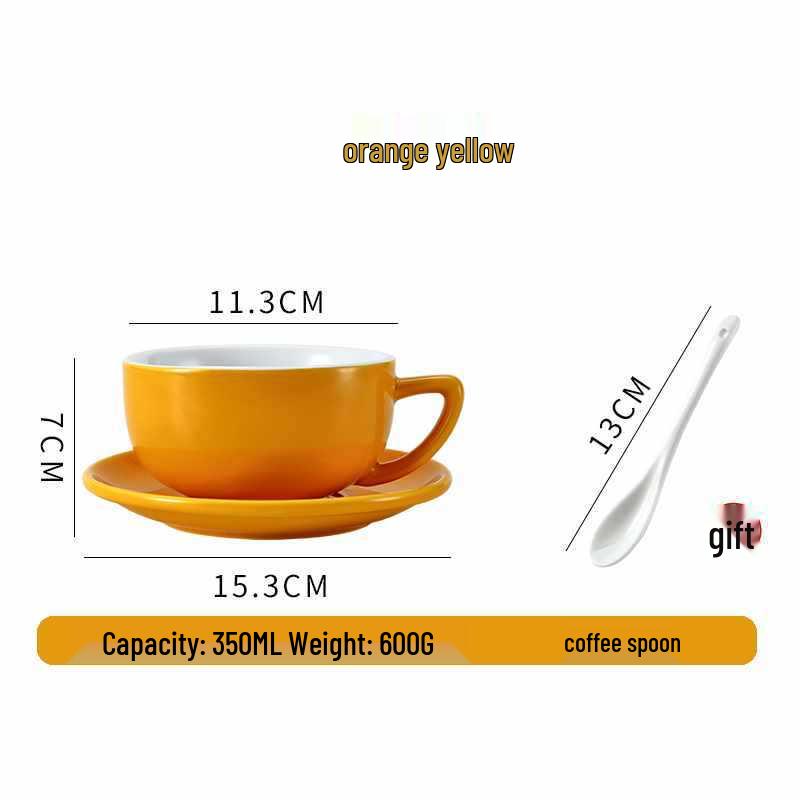 European Ceramic Coffee Set: Professional Latte Art, Cappuccino & Sawada Cups