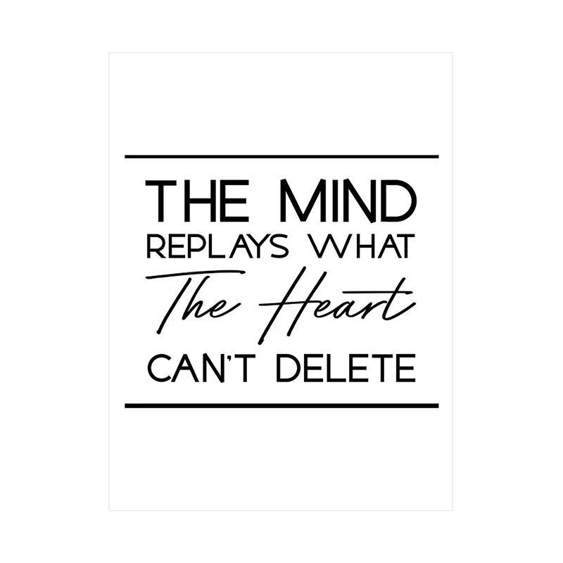 Minimalism English Sentences Inspirational Words Poster Canvas Print Painting Wall Art Picture Living Room Office Decor