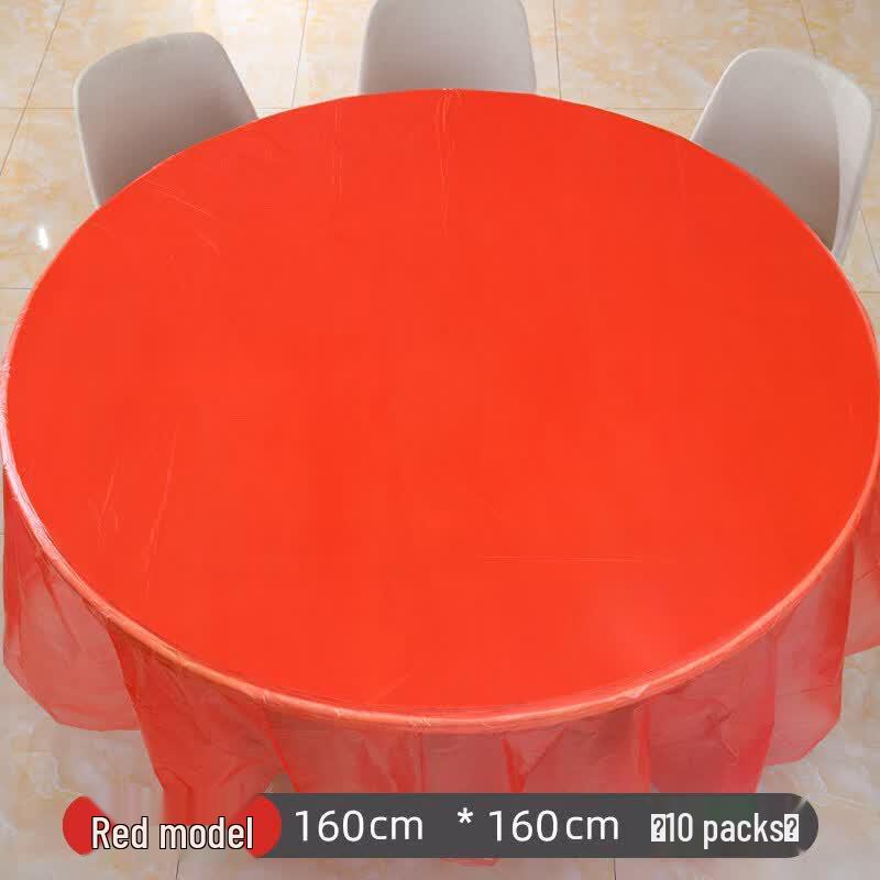 ZISIZ Disposable Plastic Waterproof Tablecloth