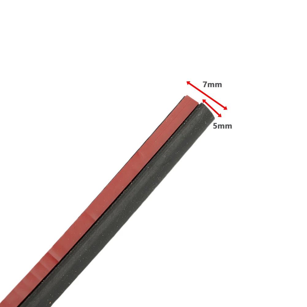Striscia di Gomma a T 4M per Guarnizione Porta Auto Bordo Cofano Baule Modanatura Guarnizione EPDM Gomma con Nastro Adesivo Bifacciale