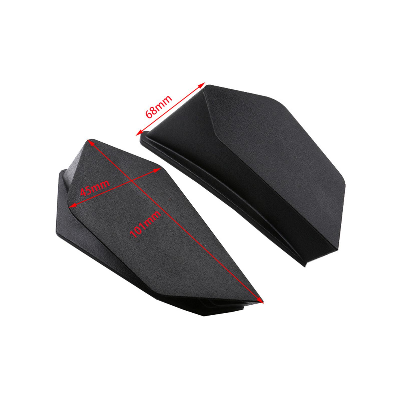 

Motorcycle Wing Aerodynamic Winglet Kit Dynamic Spoiler Replacement for Honda Suzuki Yamaha Kawasaki BMW чёрный
