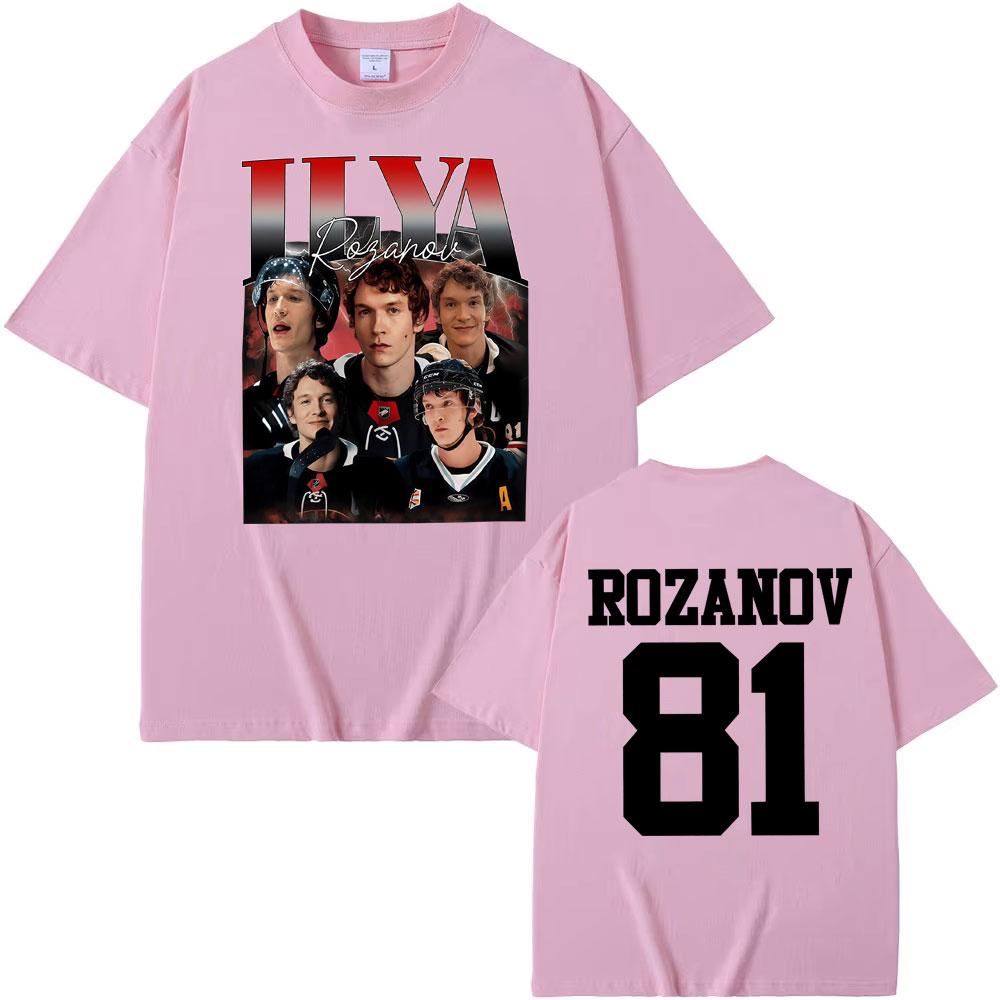 Ilya Rozanov 81 Heated Rivalry T Shirts Men Women High Quality Comfort Oversized T Shirt Vintage Summer Trend TShirt Streetwear