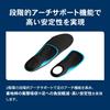 [Von J-League-Spielern bevorzugte Marke] ZAMST Footcraft Fußball-Stil Einlegesohlen, MITTEL-Typ, Fußball, Größe LL (27,0 cm ~ 28,5 cm), 379814