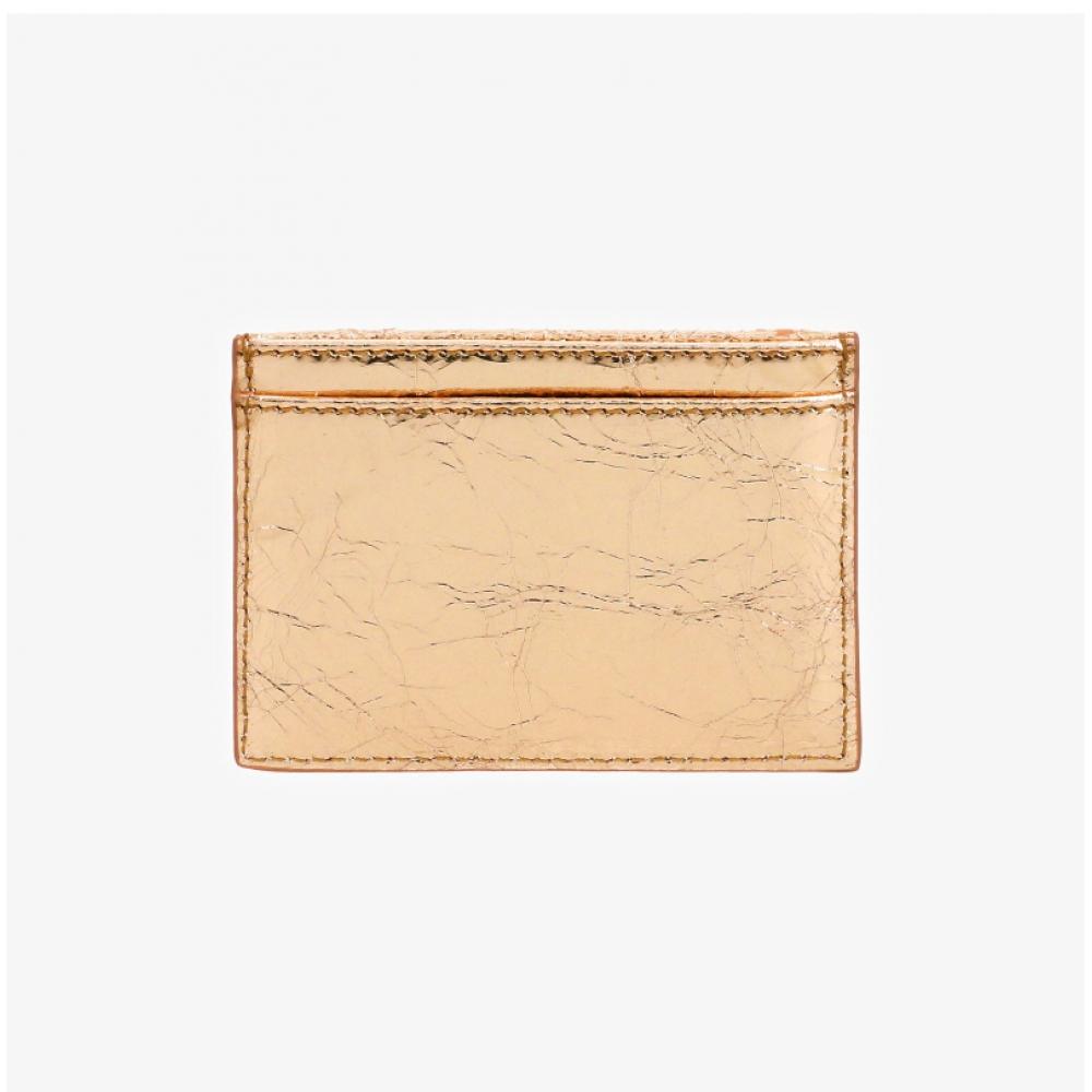 Vivienne Westwood 54030004w L00a7 R401 Metallic Crinkle Card Holder