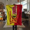 1. FC Union Berlin Printed Flannel Blanket, soft throw for bedroom sofa, washable, fan merchandise, great gift.