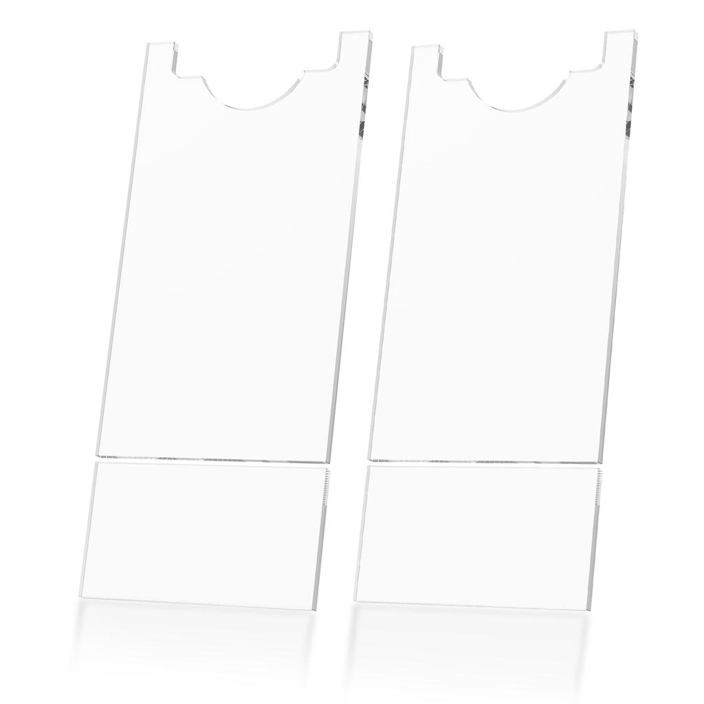 2 Stück Transparente Couch Abstandshalter Acryl Möbelstopper Wandschutz Bett Tisch Couch Rutschfeste Stabilisator Pads