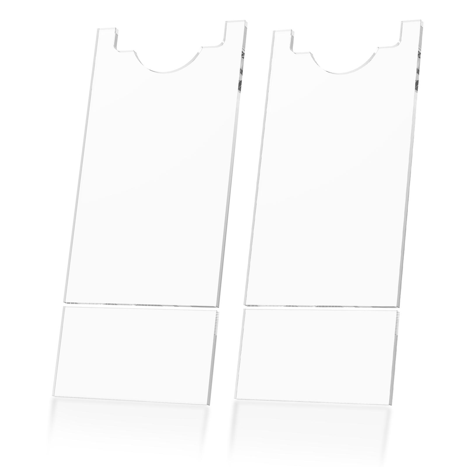 

2 Pcs Transparent Couch Spacer Acrylic Furniture Stoppers Wall Protector Bed Table Couch Non-slip Stabilizer Pads