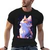 Whispers In the Darkness: Nocturnal Tabby Cat with Butterflies T-Shirt High Elasticity Sports T