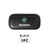 VAN4 For Skoda Leather Knee Pad Car Interior Pillow Protection Cushion Kodiaq Fabia Kamiq Karoq Octavia 2 3 Rapid Scala