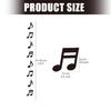 Black Musical Notes Party Decorations To Create Music Atmosphere for Themed Celebration Recycled Paper User Friendly Design