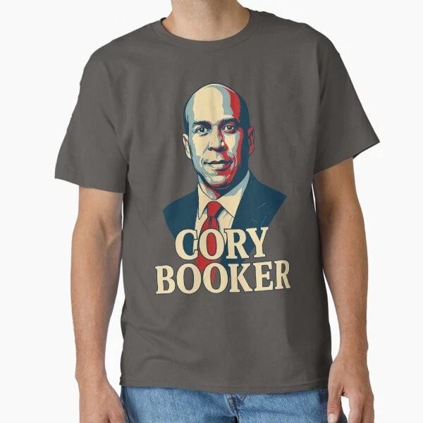 Cory Booker Portrait Art Political TShirt Cla Made In UsaAus TShirt S2xl