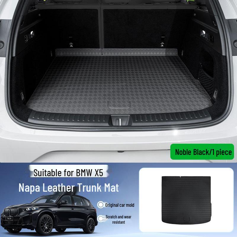 Non-Slip Stain-Resistant Nappa Leather Trunk Mat for BMW X5 BMW X5