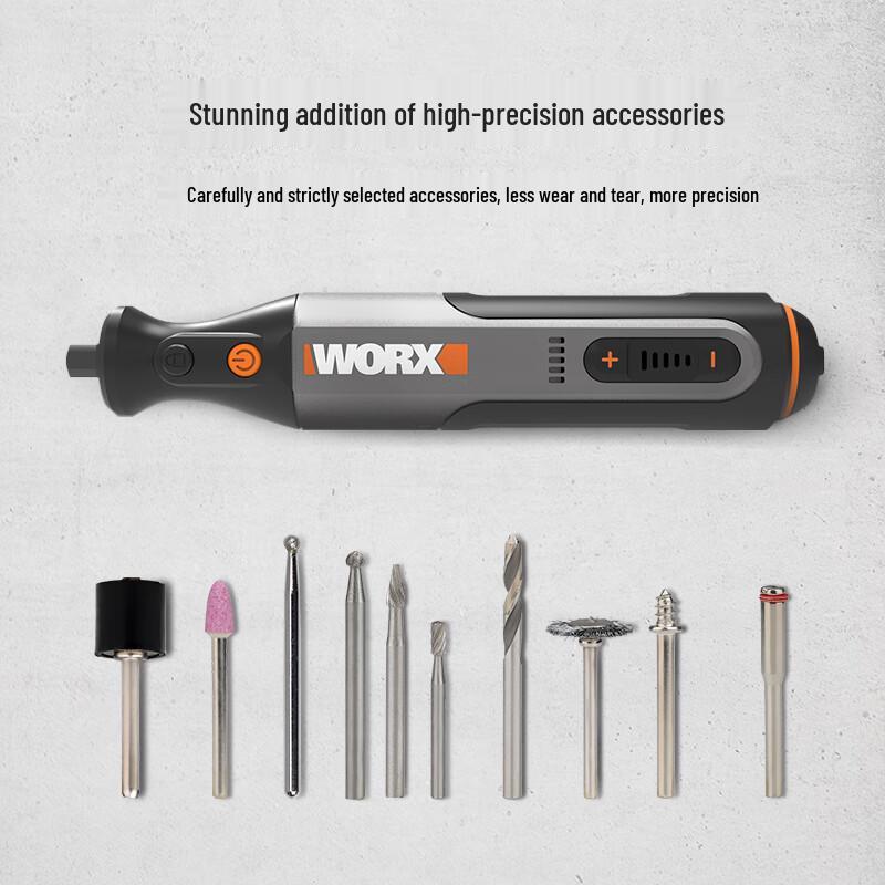 WORX 8V Cordless Rotary Tool & Accessories CN plug (adapter included)