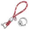 Crystal Car Keychain For Women Key Chain Accessories With Rhinestones Keyring Short Rope Christmas Gifts Jewelry Accessories New