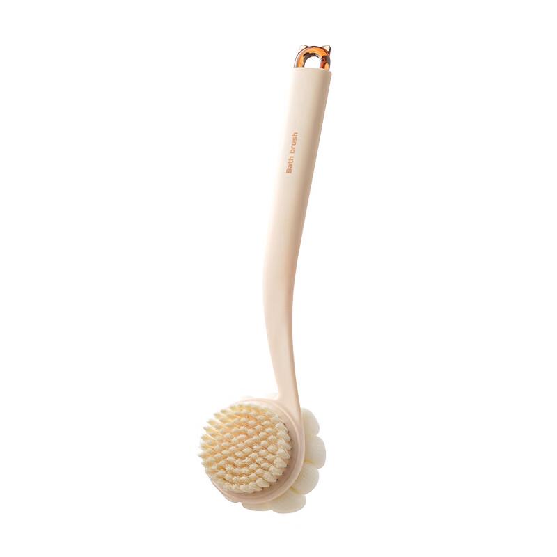 Long-Handled Double-Sided Bath & Back Scrubber