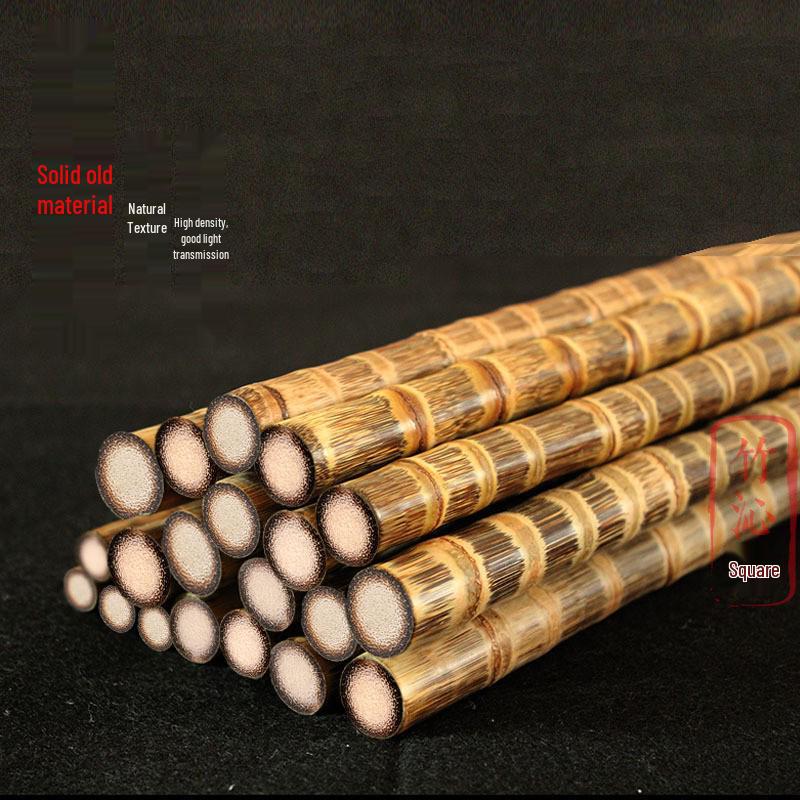 Dragon Blood Golden Thread Solid Bamboo Walking Stick Cane