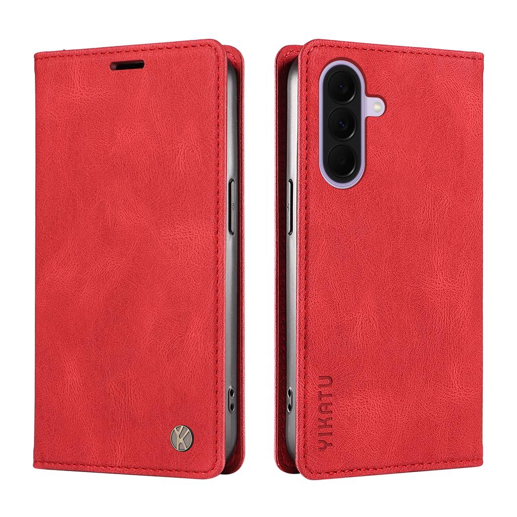 Leather Wallet Magnetic Flip Case for Samsung Galaxy A17 A27 A37 A57 A56 A36 A26 A16 A55 A35 A25 A15 A54 Card Holder Cover