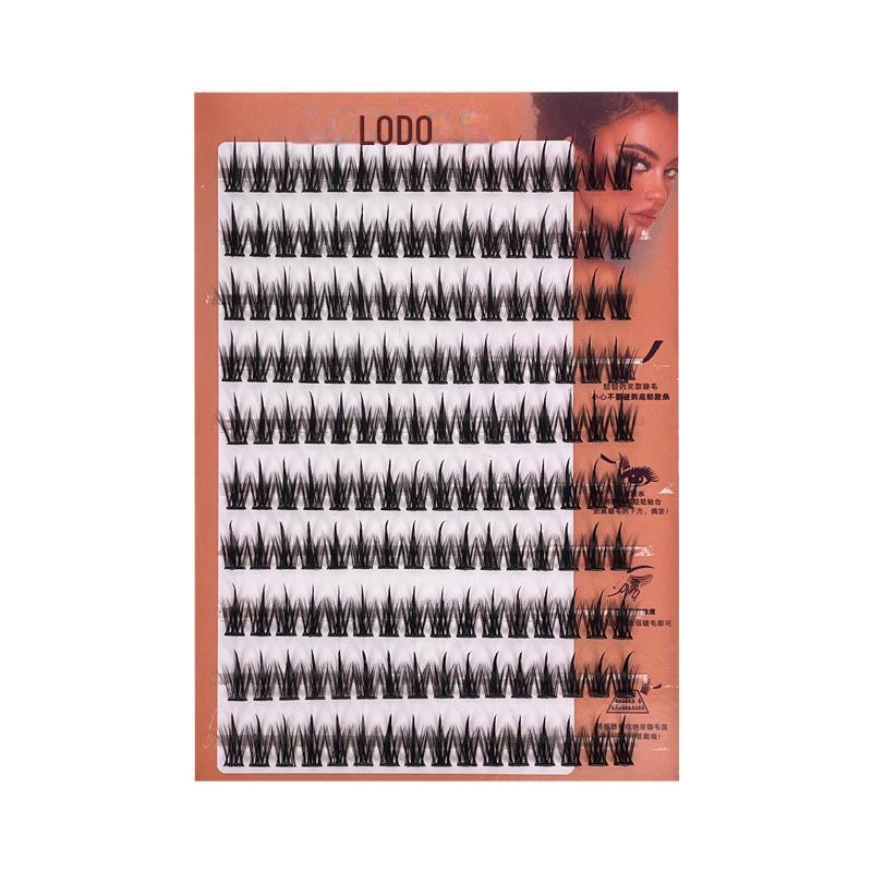 Verbesserte kleberfreie selbstklebende falsche Wimpern für Anfänger - Wiederverwendbar, dick und geschwungen für einen natürlichen Look