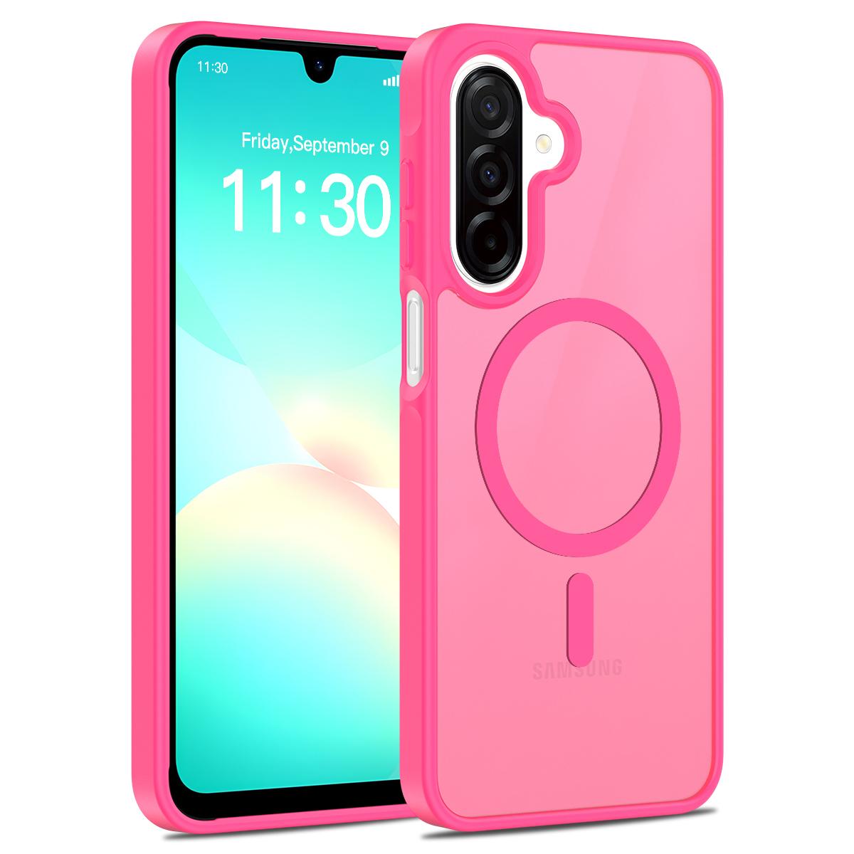 

for Galaxy A17 5G Matte Magnetic Case, Compatible with MagSafe Drop Protection Slim Translucent Cover For Samsung Galax A16,A26 A17 5G&just case