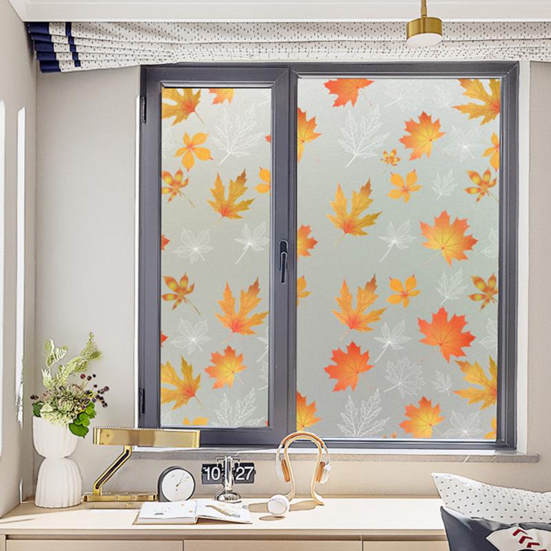 1Roll Electrostatic Stickers Reusable Glass Window Decals Anti-UV Glass Sticker Waterproof Window Film Home Decoration