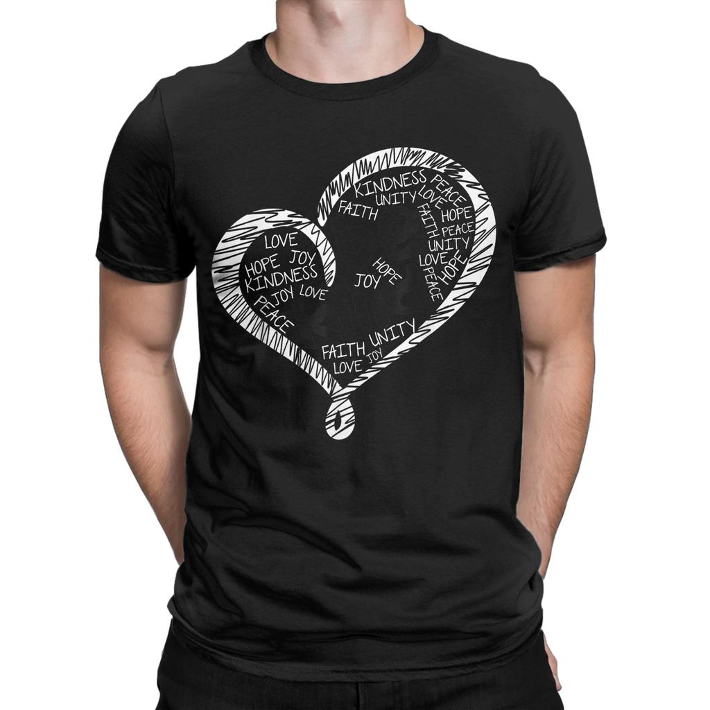 Tag der Einheit T-Shirt Orange Anti-Mobbing Sei freundlich Herz Freundlichkeit T-Shirt Sommer Hip Hop T-Shirts Männer Baumwolle O-Ausschnitt Übergröße Top