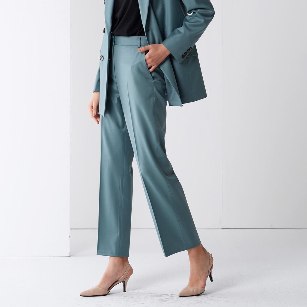 PINBLACK Straight Set-Up Pants Blue