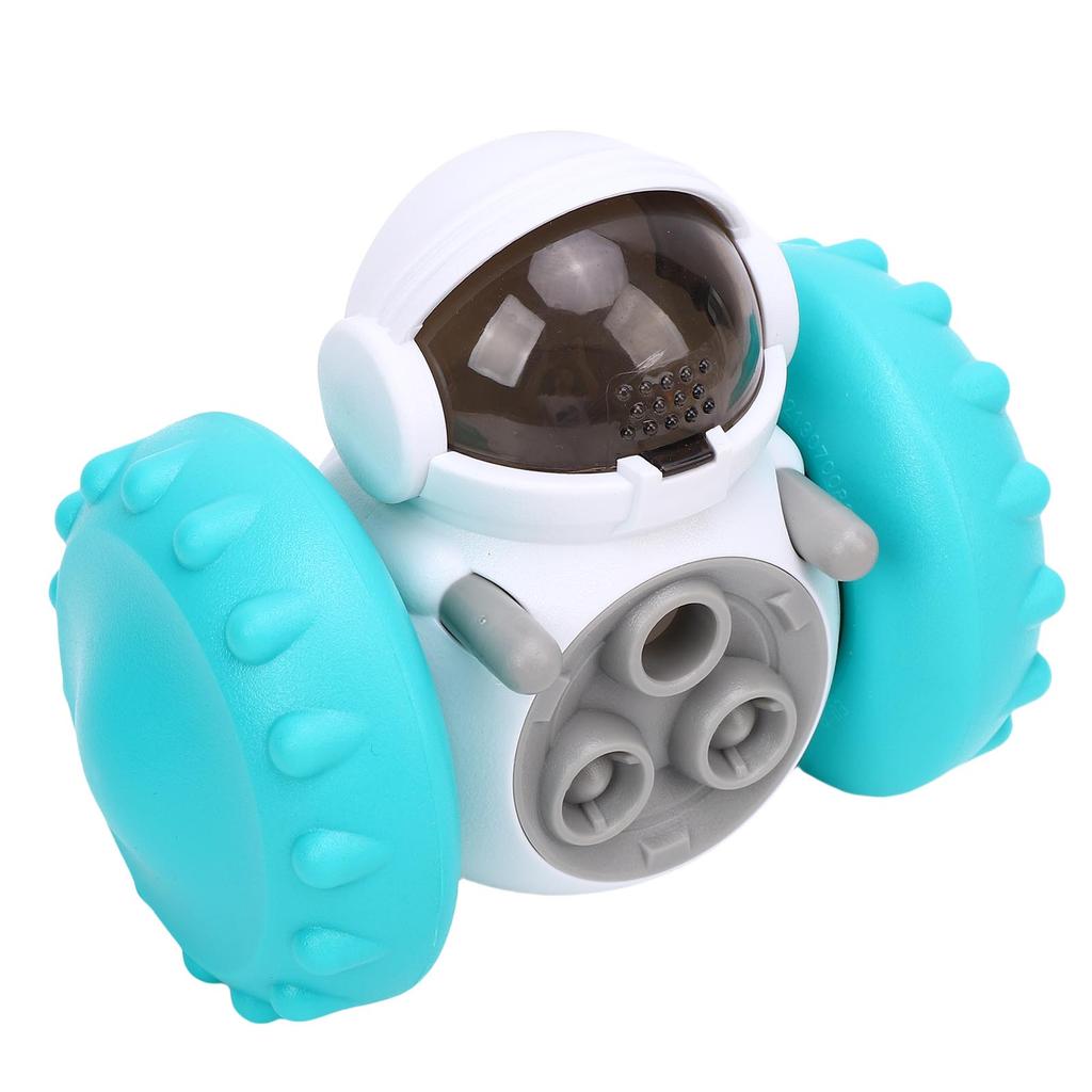 Dog Interactive Treat Dispenser Toy Interactive Cat Dispensing Food Toy Swinging Robot Shape for