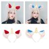 High Elasticity Plush Headbands Featuring Cute Mythical Ears Face Washing Soft Material Sensitive Skin Friendly