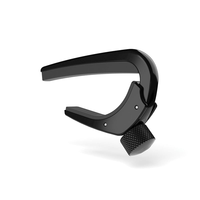 

D Addario D Addario capo tasto For electric guitar/acoustic guitar Made of lightweight aluminum NS Capo Pro Black PW-CP-02 []