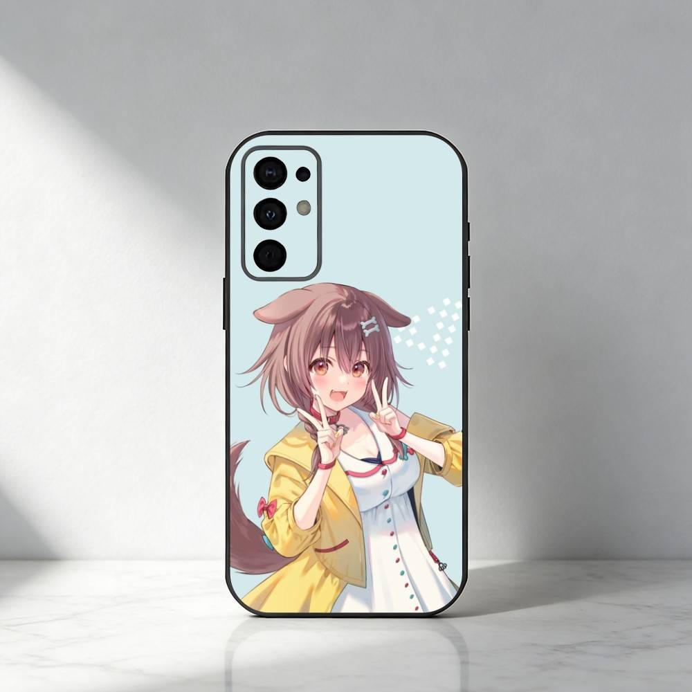 

Virtual Inugami Korone Holo Phone Case For Samsung S25,S24,S21,S22,S23,S30,Ultra,S20,Plus,Fe,Note,5G Black Cover Samsung S25Plus