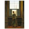 Leinwandbild, Frau im Fenster - C. D.. Friedrich-Reproduktion