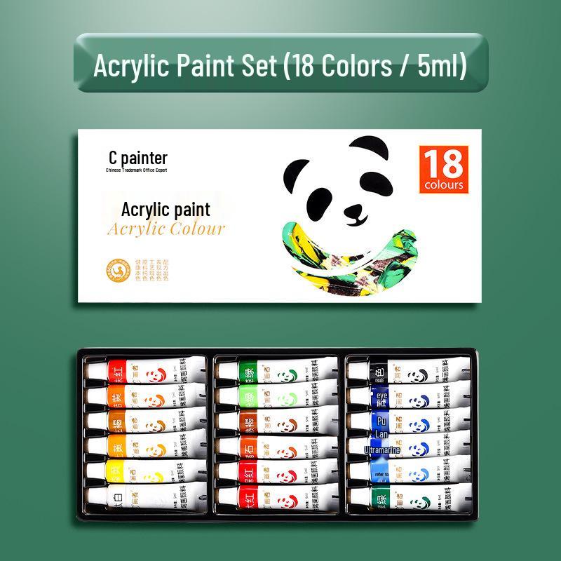 Kids' Acrylic Paint Set: Non-Toxic, Washable, Waterproof, Sun-Protected, Colorfast for Doodling & Textile Art