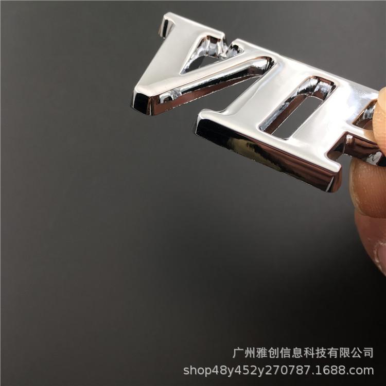 New car personality VIP car logo VIP side logo decoration sticker modified metal VIP tail logo logo scratch car sticker