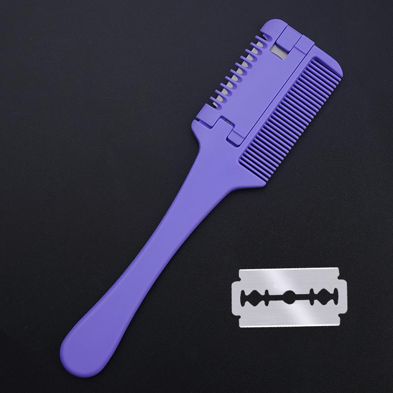 Women's DIY Haircut Thinning Razor Comb for Bangs & Home Hairdressing