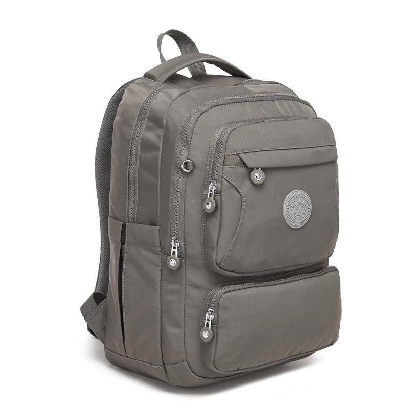 Lehký voděodolný nylonový batoh pro muže a ženy – Velká kapacita, vícekomorový design pro příležitostné cestování a dojíždění