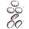 3Pcs Elegant Headband with Teeth Fashion Non-slip Hairband Fashion Hair Accessories Gifts for Women Girls